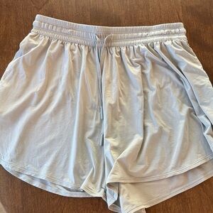 Lululemon Athletica Light Gray Athletic Shorts